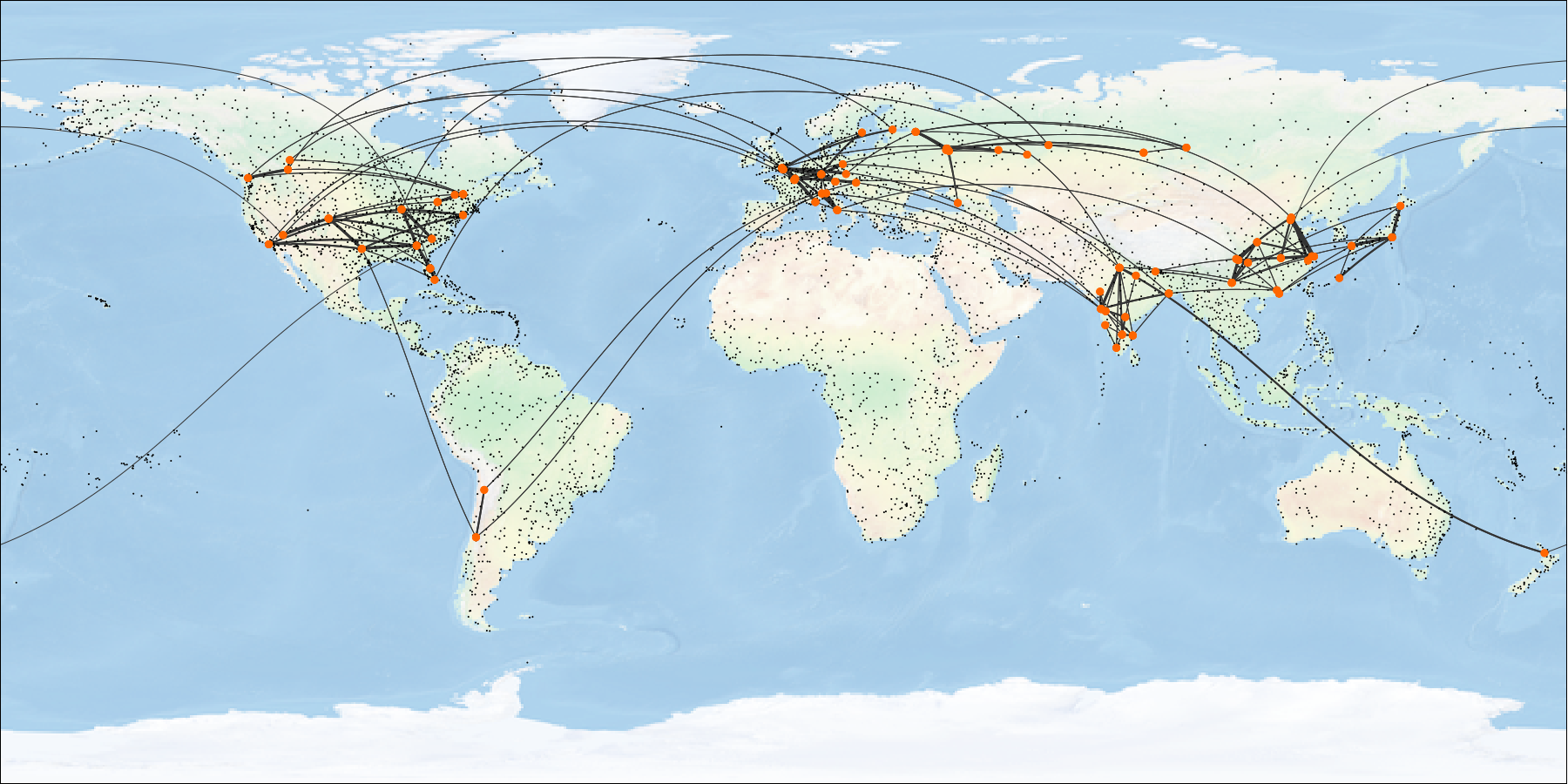 Airline routes